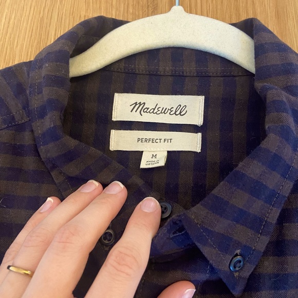 EUC Men’s Madewell Cotton Button-Down Shirt 👔 - Picture 4 of 5